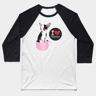 Love Chihuahua Baseball T-Shirt